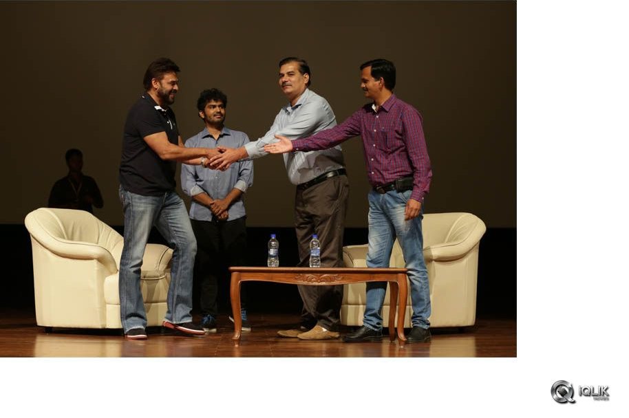 Venkatesh-Guru-Movie-Promotions-At-BITS-Hyderabad-Campus
